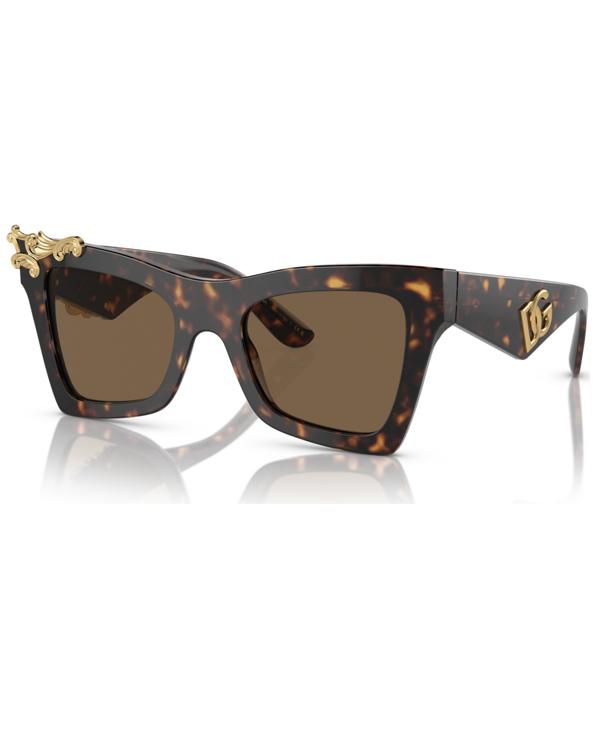 Shop Dolce & Gabbana Women's Sunglasses Dg4434 In Havana