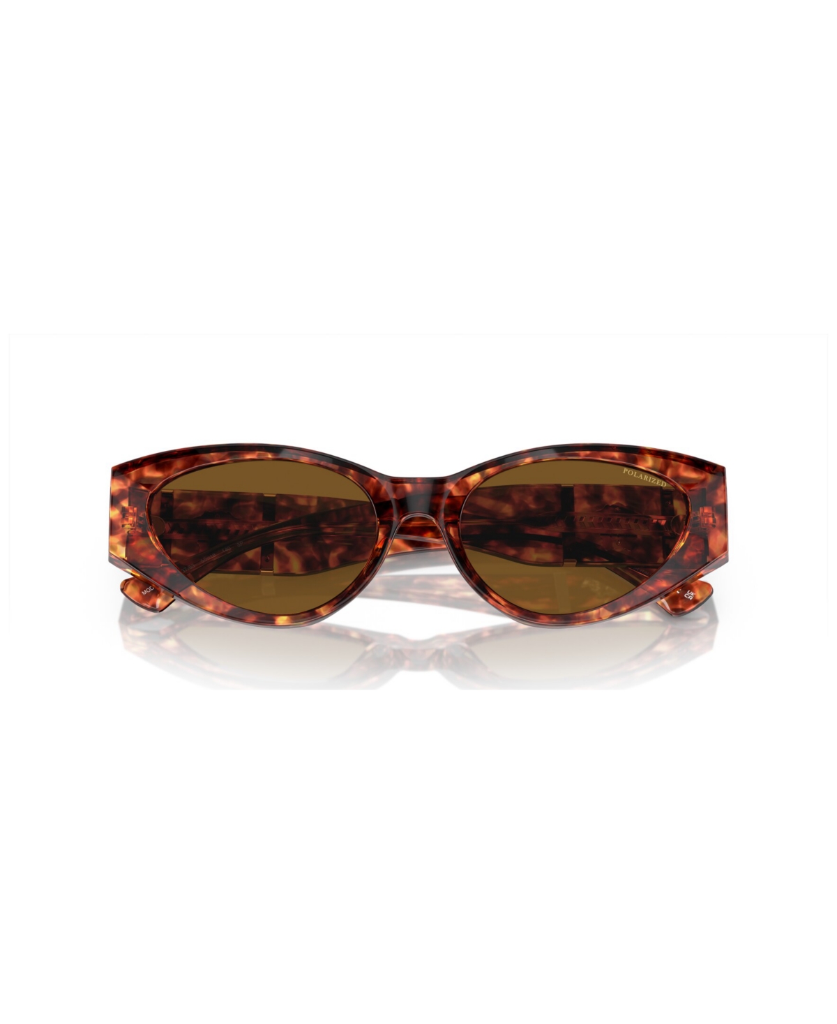 Shop Versace Women's Polarized Sunglasses, Ve4454 In Havana