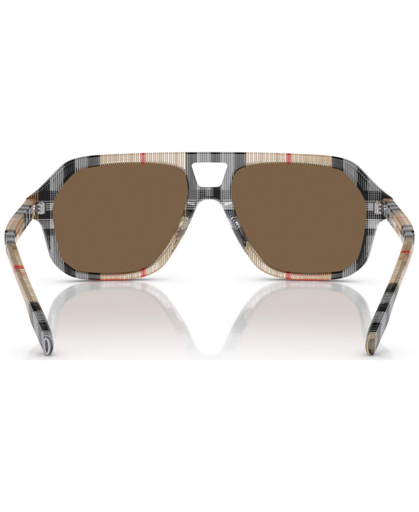 Солнцезащитные очки Burberry 0JB4340 неправильной формы, 7-10 лет, цвет: Винтажный клетчатый — фото 3