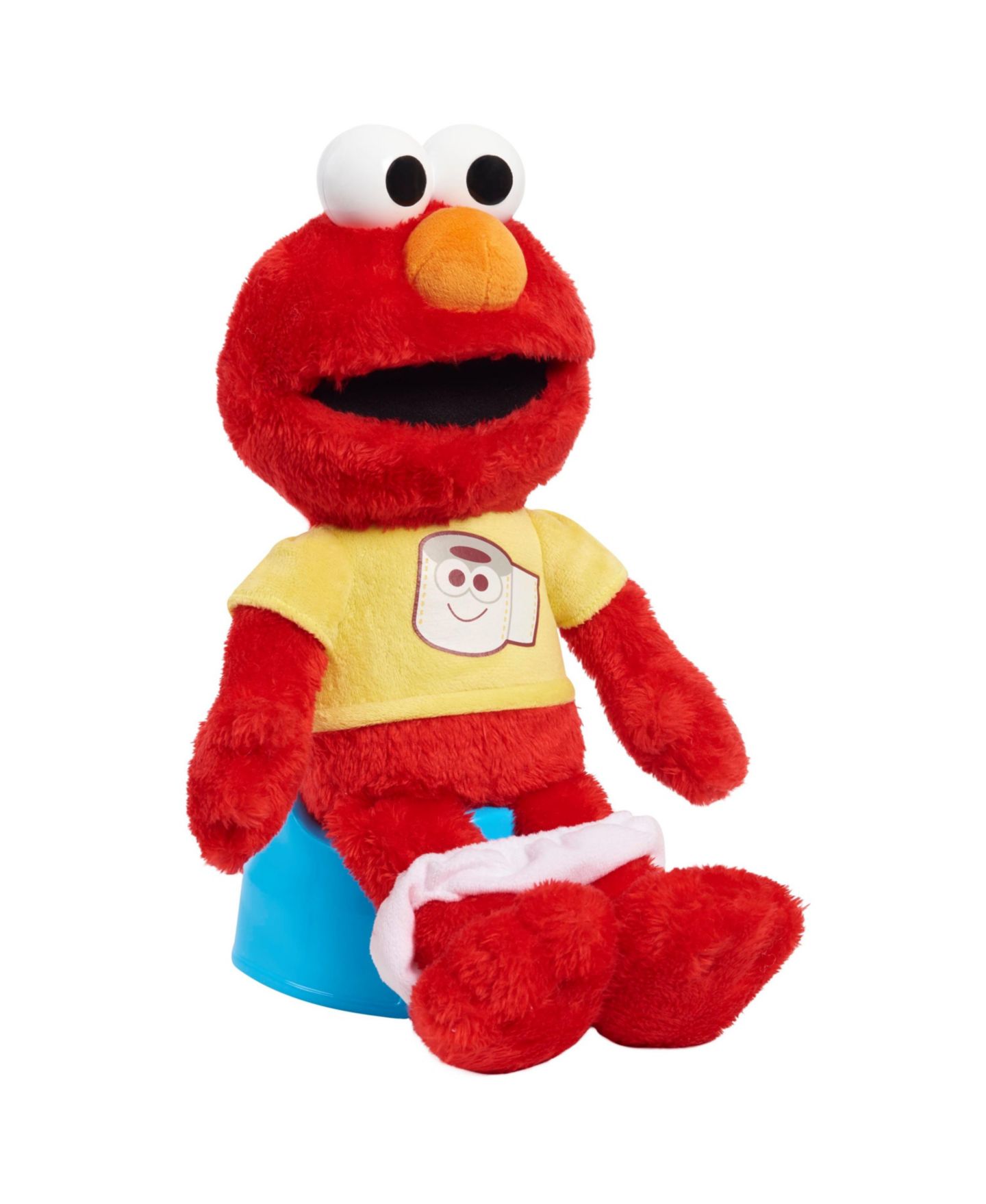 Детская мягкая игрушка Sesame Street Potty Time Elmo 12" Plush Stuffed Animal, Sounds and Phrases, Potty Training Tool — фото 6