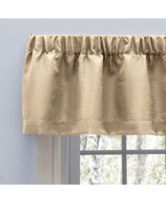 Grasscloth Lined Curtain Valance 54"W x 15"L