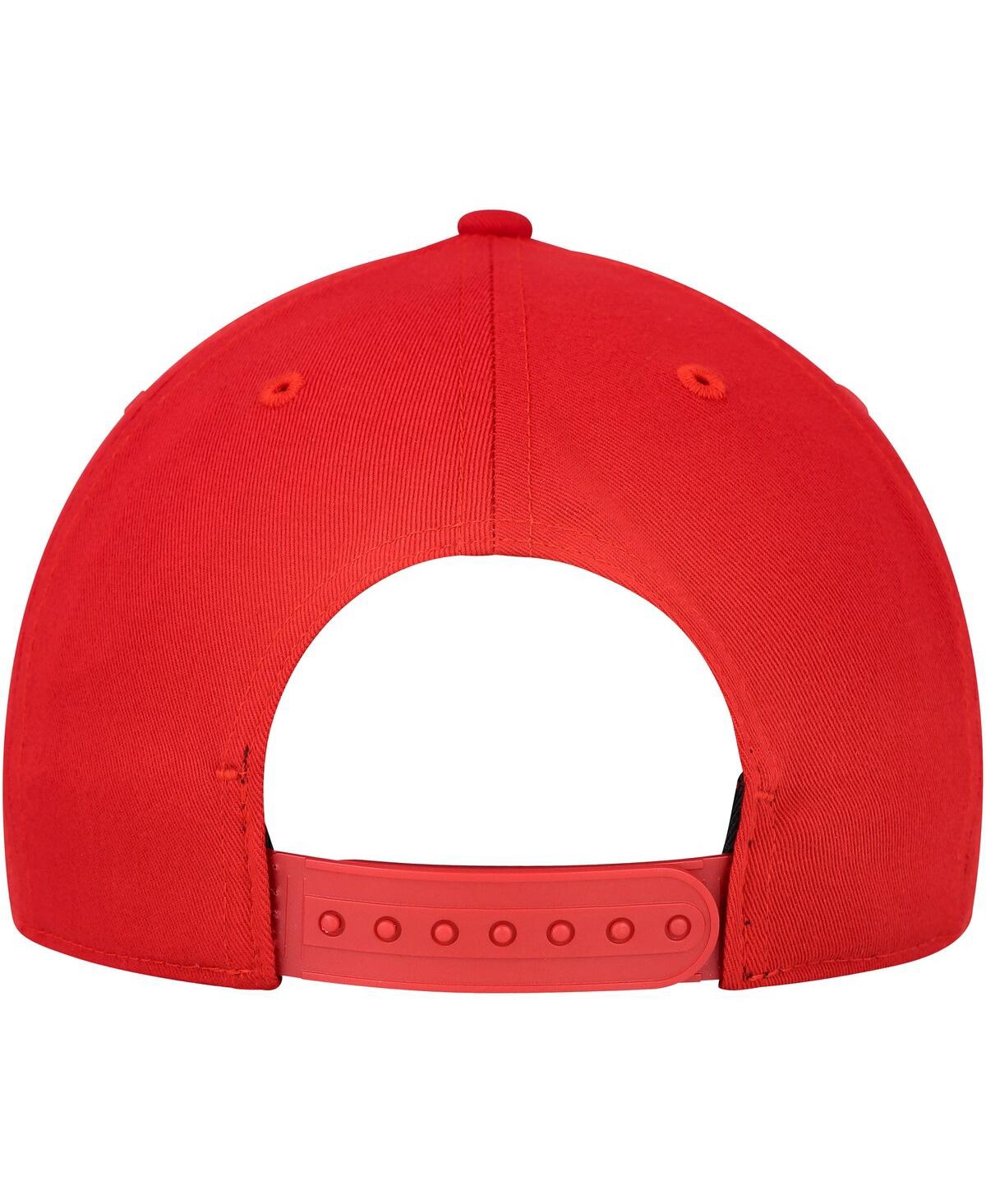 Shop Adidas Originals Men's Adidas Red Nc State Wolfpack Established Snapback Hat