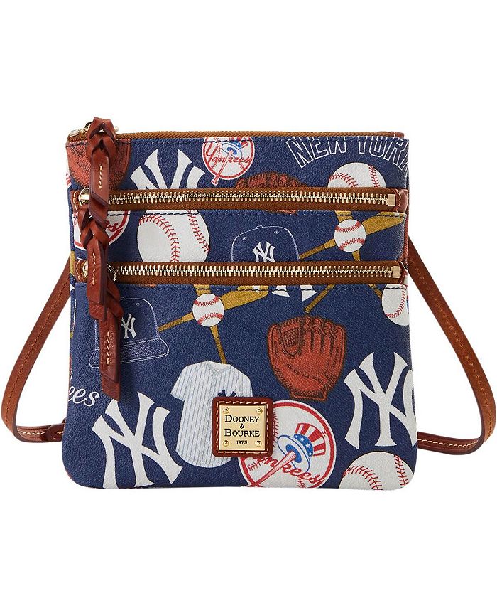 Dooney & Bourke Multi New York Yankees Game Day Zip Zip Satchel