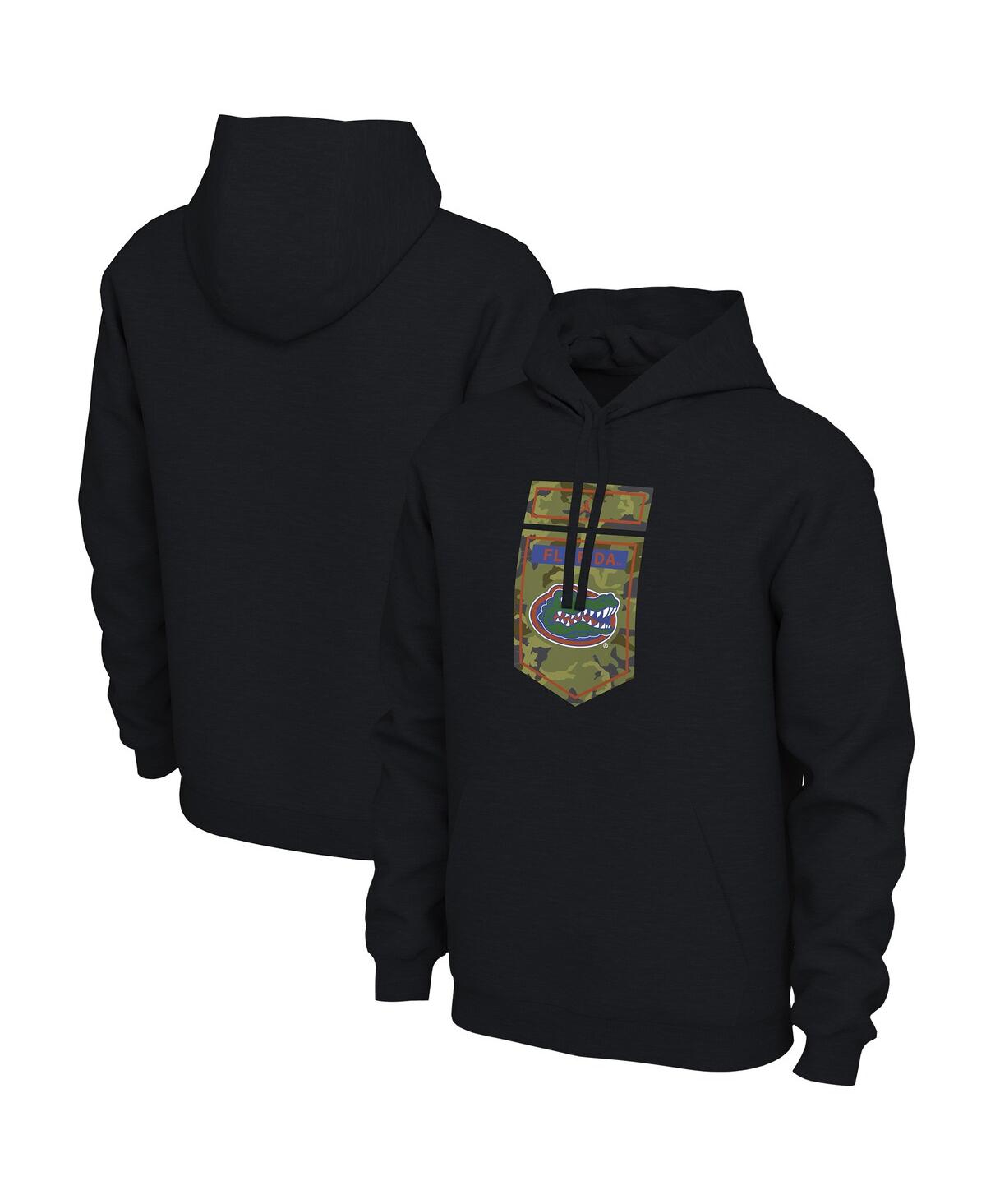 Men's NikeFlorida Gators Veterans Camo Pullover Hoodie - Black