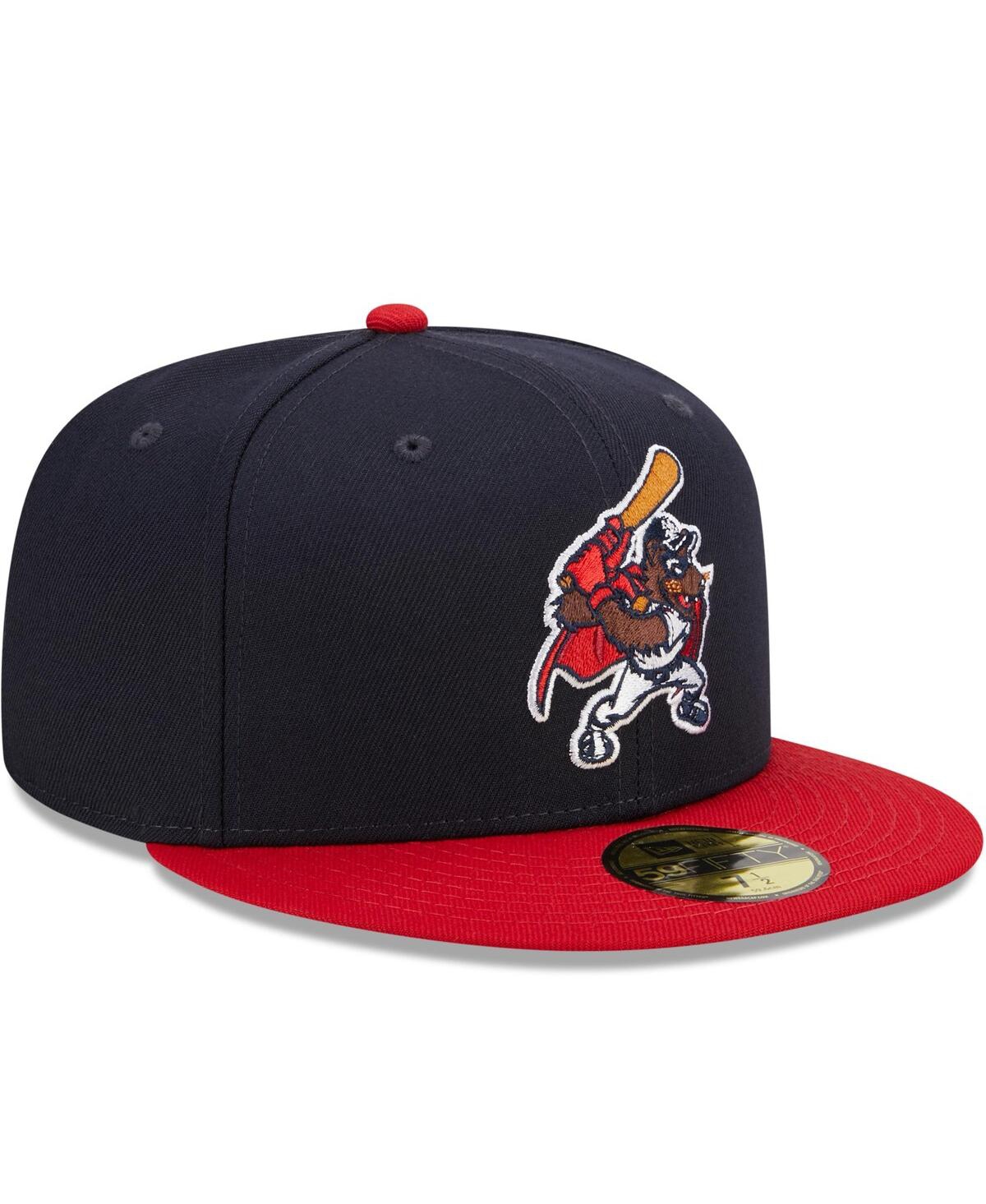 Men's New Era Red New Hampshire Fisher Cats Marvel x Minor League 59FIFTY Fitted Hat - Red
