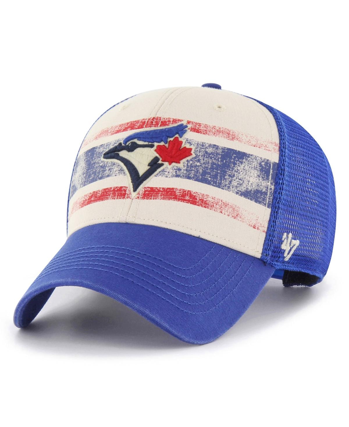 47 Brand Men's ' Royal Toronto Blue Jays Breakout Mvp Trucker Adjustable Hat