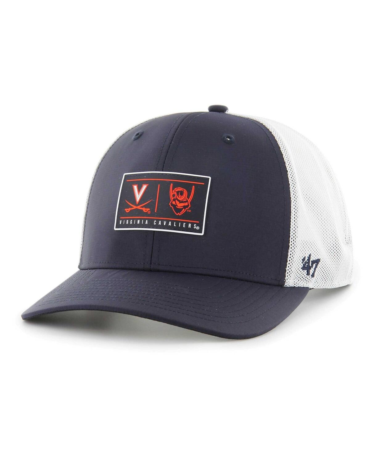 47 Brand Men's ' Navy Virginia Cavaliers Bonita Brrr Hitch Adjustable Hat In Navy