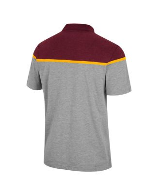 Men's Heather Gray Minnesota Golden Gophers Chamberlain Polo Shirt