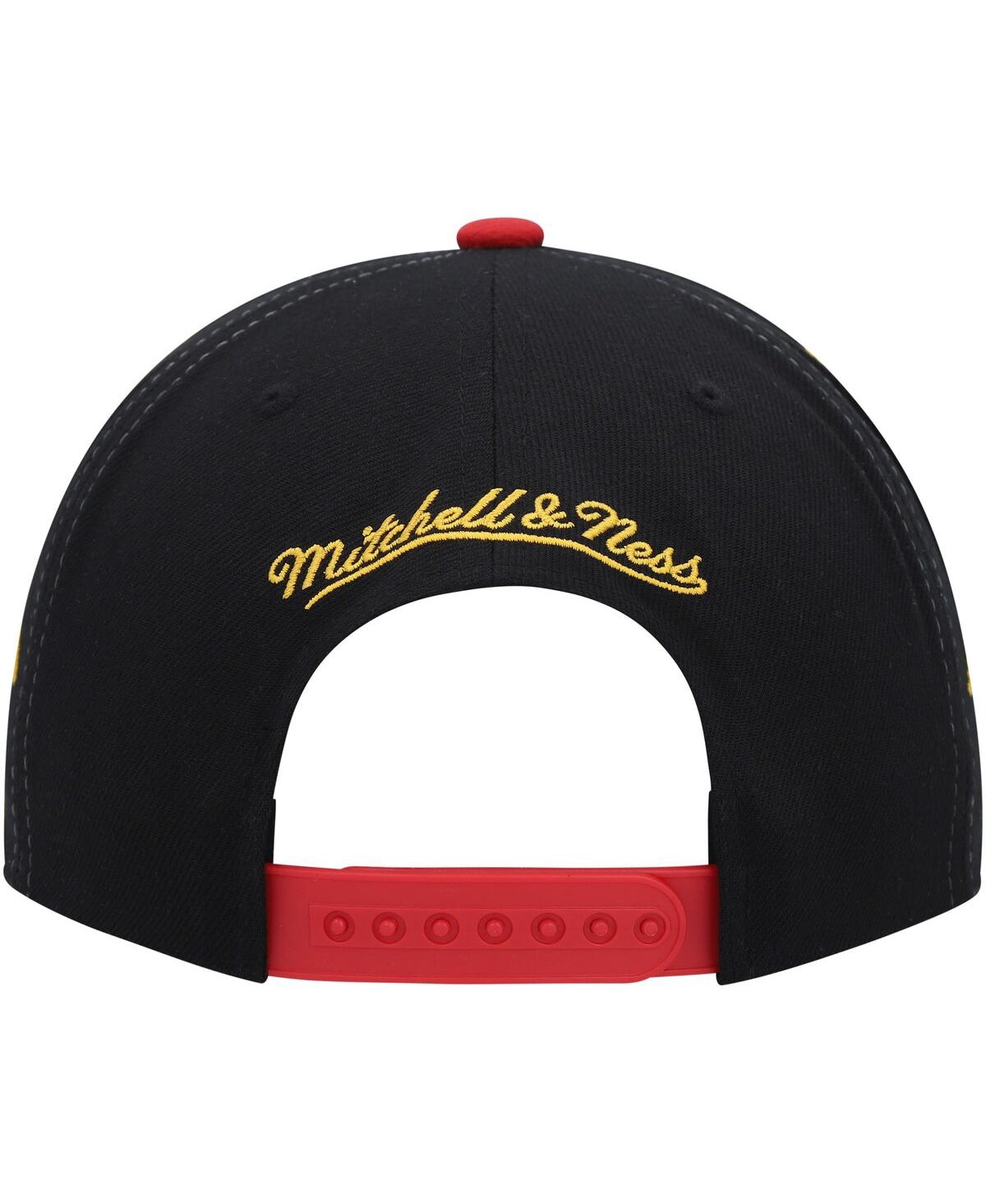 Men's Mitchell & NessLa Galaxy Jersey Hook Snapback Hat - Black