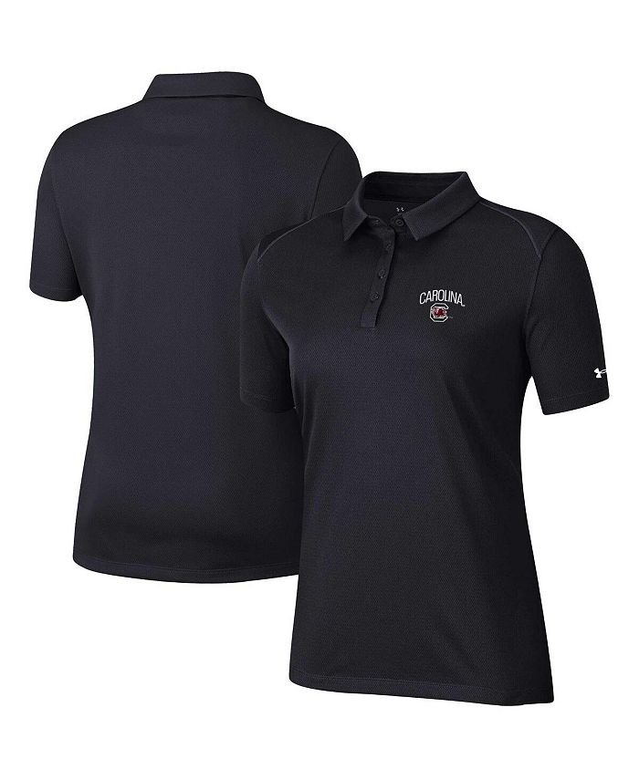 Under Armour Women s Black South Carolina Gamecocks Tech Mesh Polo
