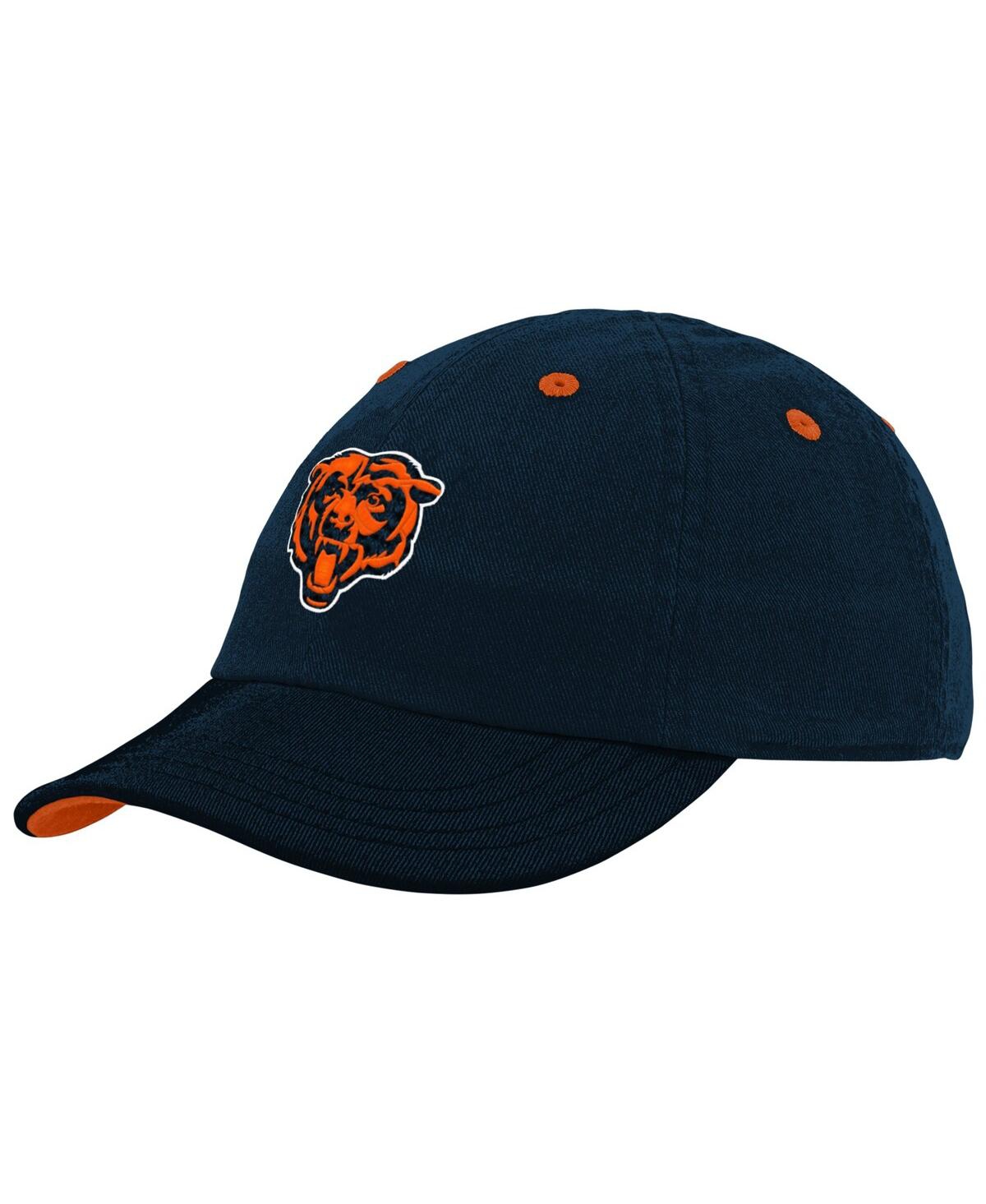 Outerstuff Babies' Infant Boys And Girls Navy Chicago Bears Team Slouch Flex Hat