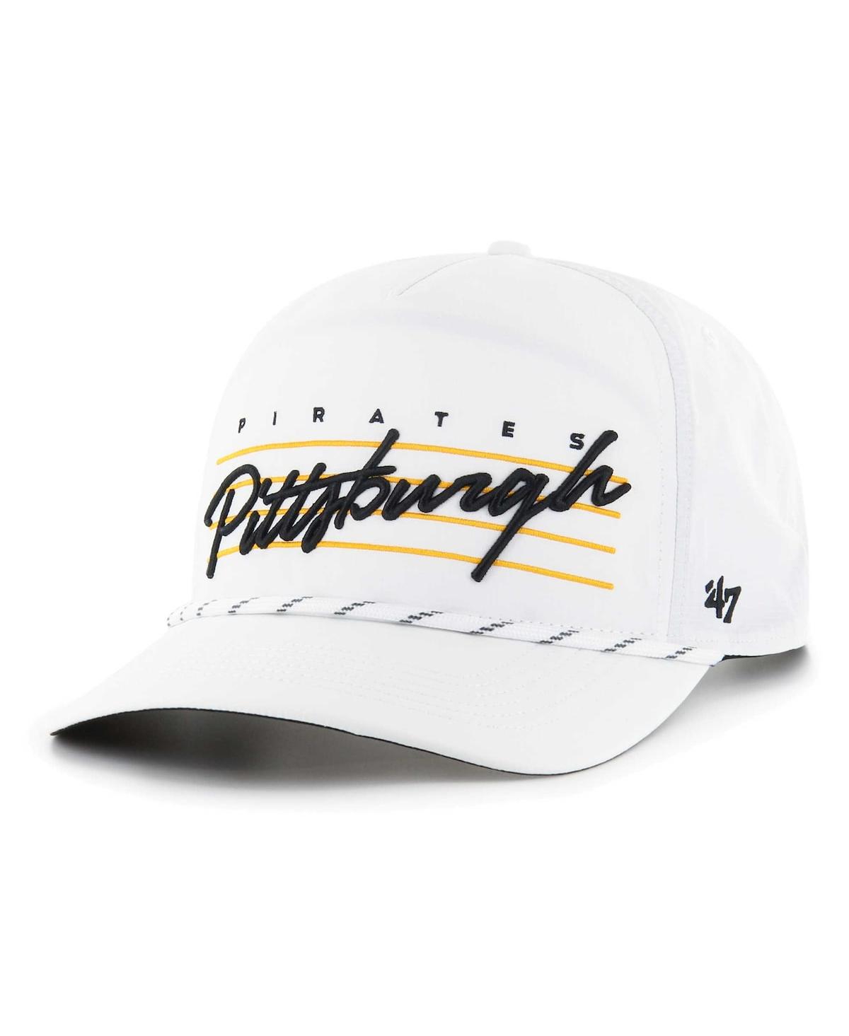 47 Brand Men's ' White Pittsburgh Pirates 2023 City Connect Downburst Hitch Snapback Hat