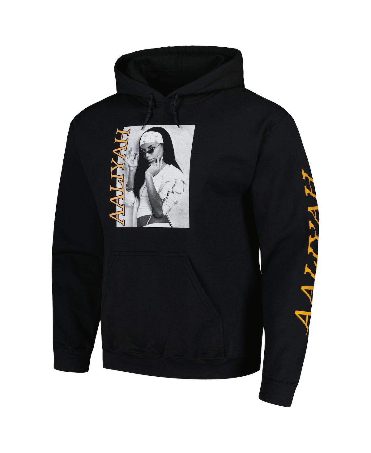 Shop Ripple Junction Men's  Black Aaliyah Graphic Pullover Hoodie