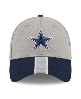 Men's Heather Silver Dallas Cowboys Stripe 39THIRTY Flex Hat