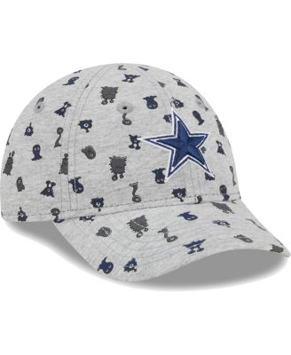 Little Boys and Girls Gray Dallas Cowboys Critter 9FORTY Flex Hat