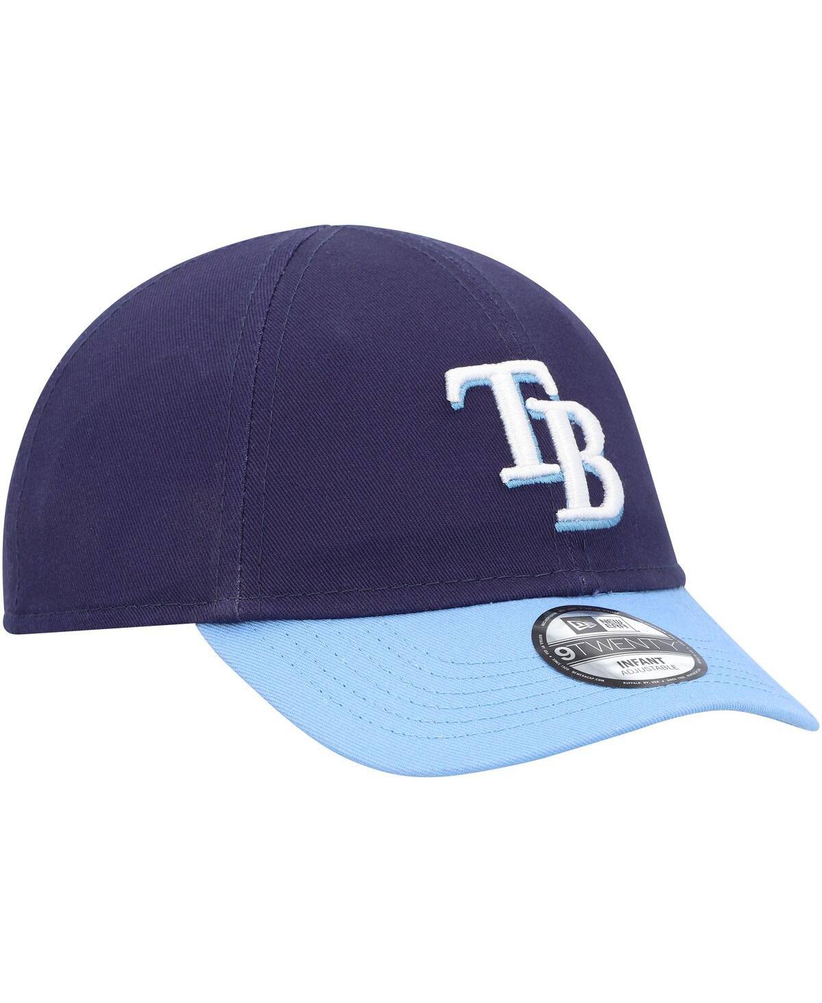 New Era Infant Boys And Girls  Navy Tampa Bay Rays Team Color My First 9twenty Flex Hat In Navy