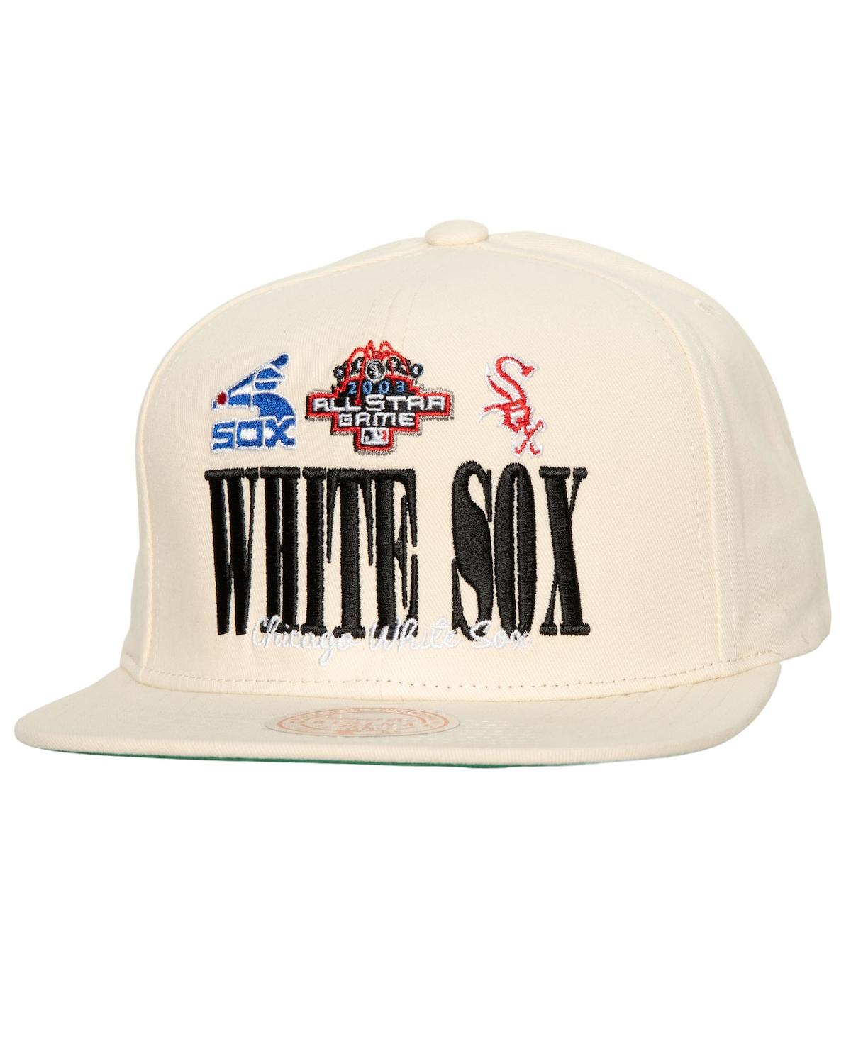 Mitchell & Ness Men's  Cream Chicago White Sox Reframe Retro Snapback Hat In Cream
