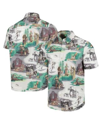 Reyn Spooner Boys' Star Wars Sithmas Christmas Shirt - Glacier Full Button, Short Sleeve