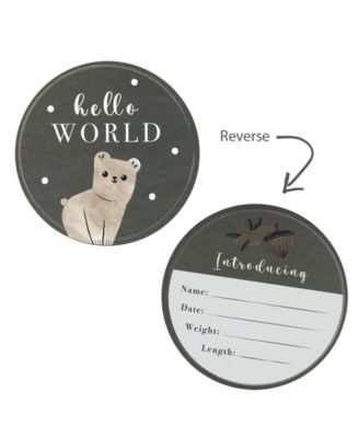 Baby Boys or Baby Girls Hello World Gift Set, 3 Piece