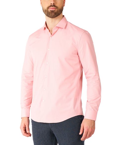 Мужские рубашки OppoSuits Solid Color Shirts, цвет: Мягкий розовый