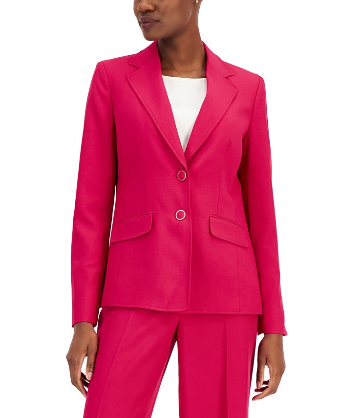 Nipon Boutique Women's Two-Button Jacket Wide-Leg Pantsuit - Macy's