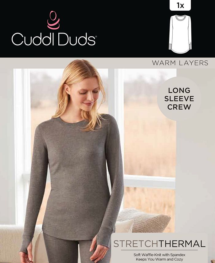 Cuddl Duds Women's Stretch Thermal LongSleeve Top Macy's