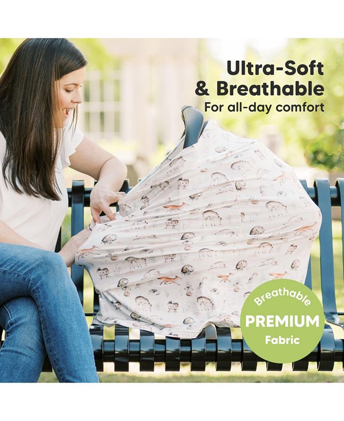 KeaBabies Car Seat Cover for Babies, MultiUse Nursing Cover, Infant