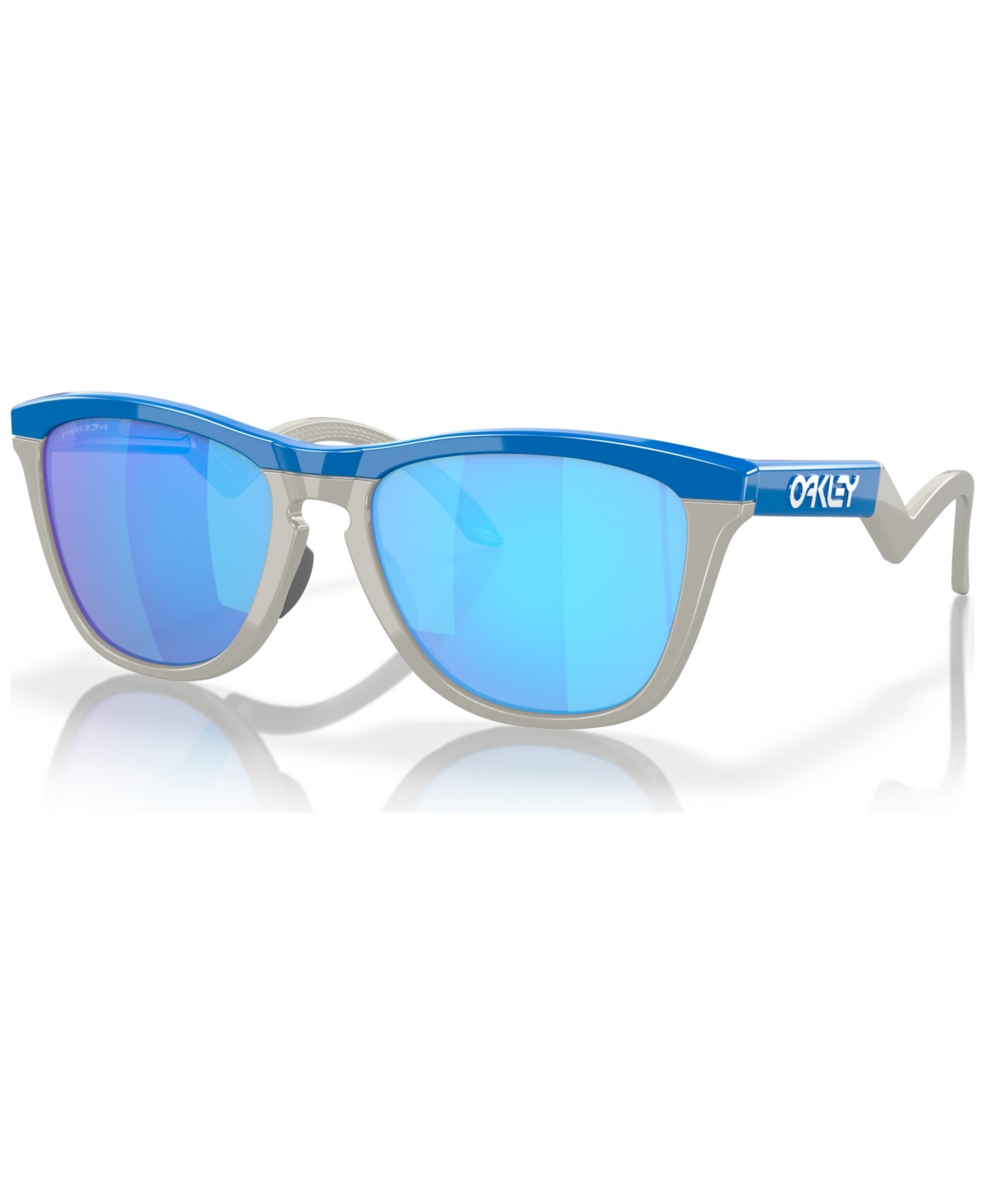Oakley Men's Frogskins Hybrid Sunglasses, Mirror Oo9289 In Primary Blue,cool Gray