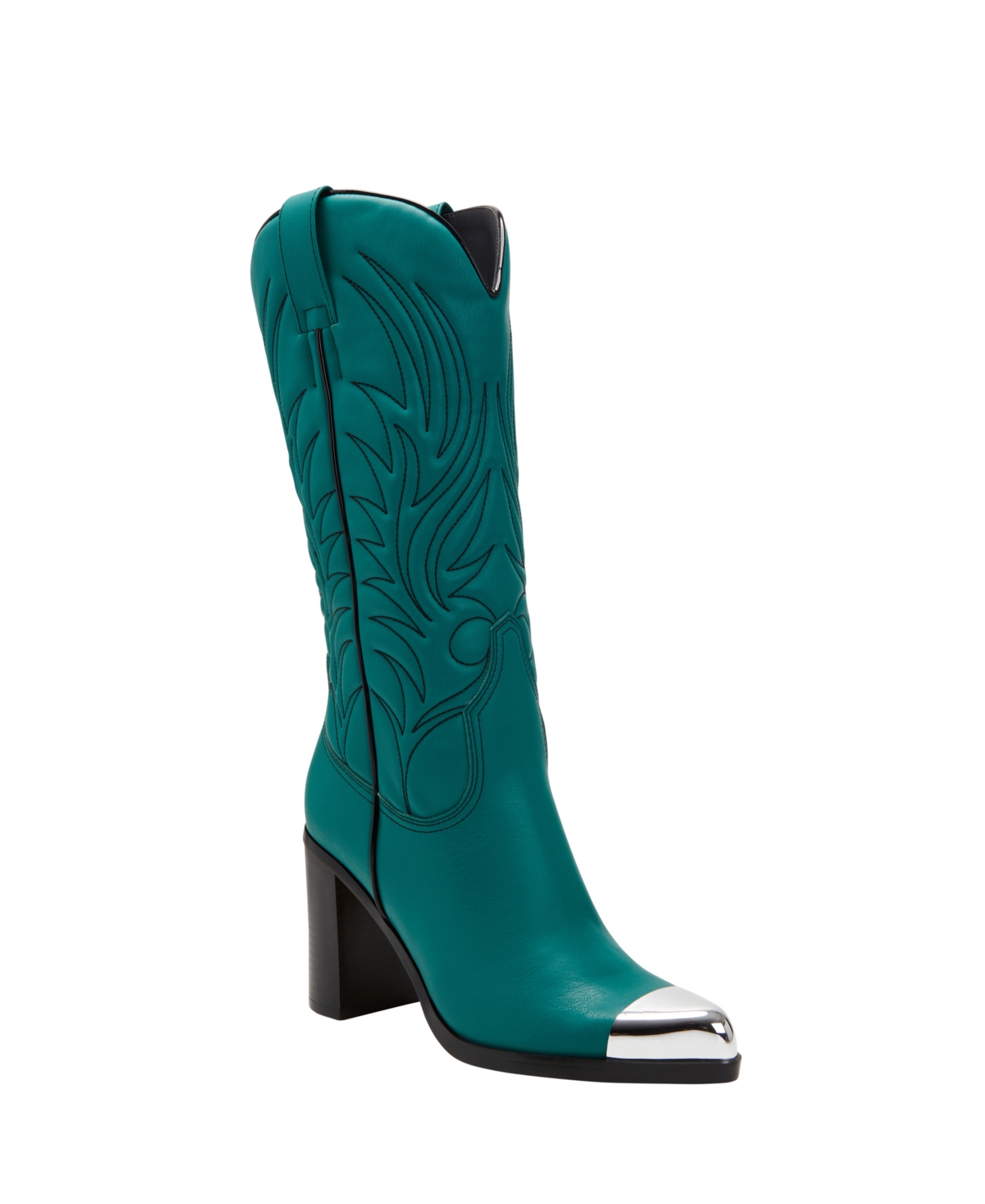 Women's The Zaina Western Narrow Calf Boots - Serene Green