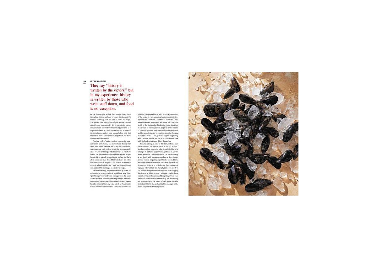 Tasting History- Explore the Past through 4,000 Years of Recipes (A Cookbook) by Max Miller