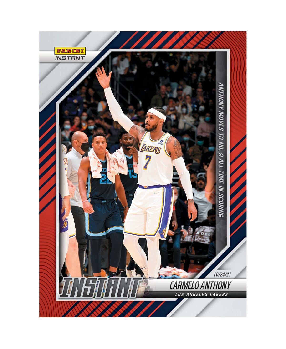 Panini America Carmelo Anthony Los Angeles Lakers Fanatics Exclusive Parallel  Instant Moves To #9 Al In Multi