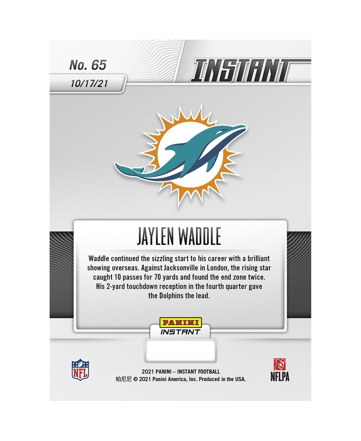 Shop Panini America Jaylen Waddle Miami Dolphins Fanatics Exclusive Parallel  Instant Nfl Week 6 Two Touch In Multi