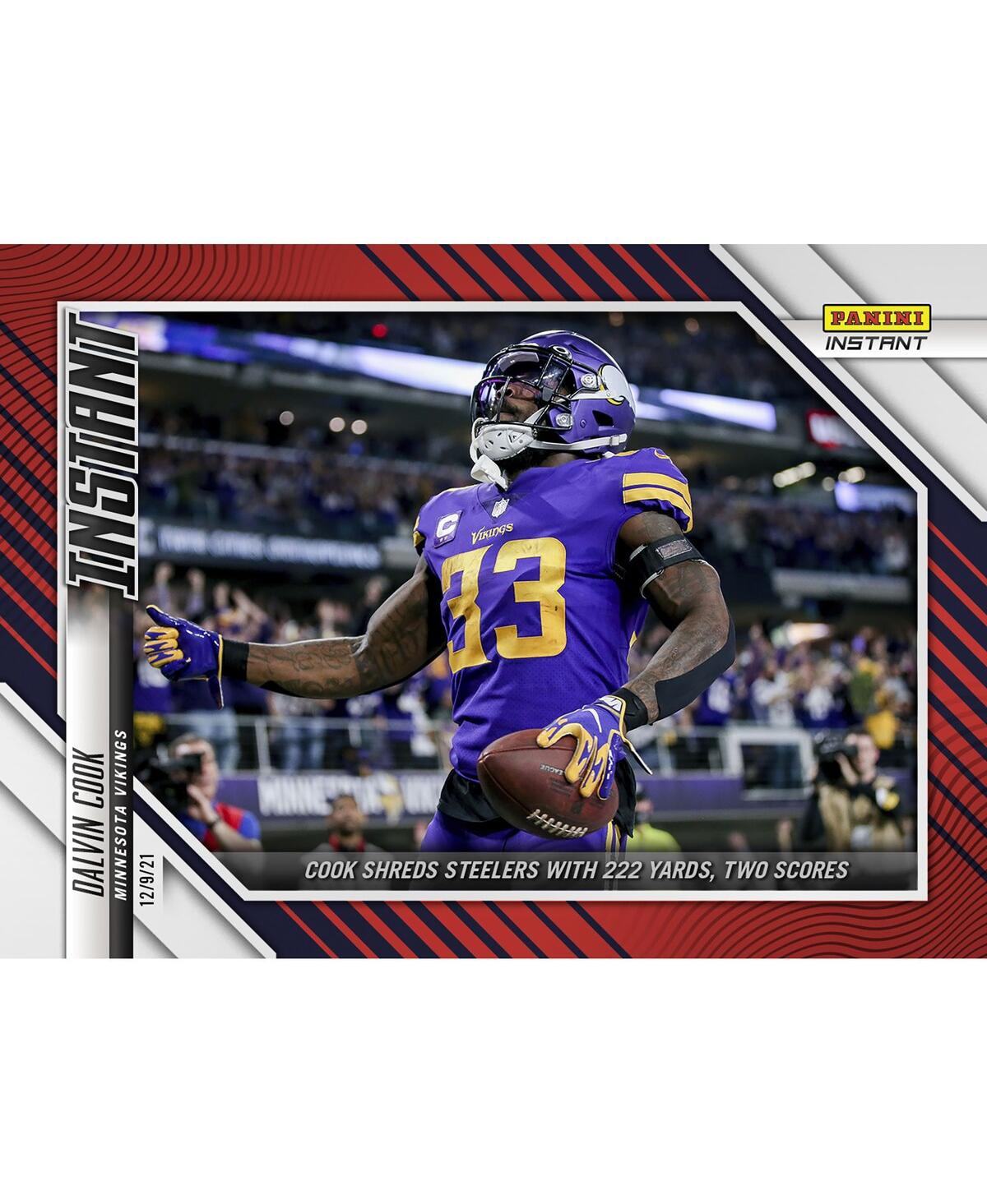 Panini America Dalvin Cook Minnesota Vikings Parallel  Instant Nfl Week 14 Cook Shreds Steelers With  In Multi