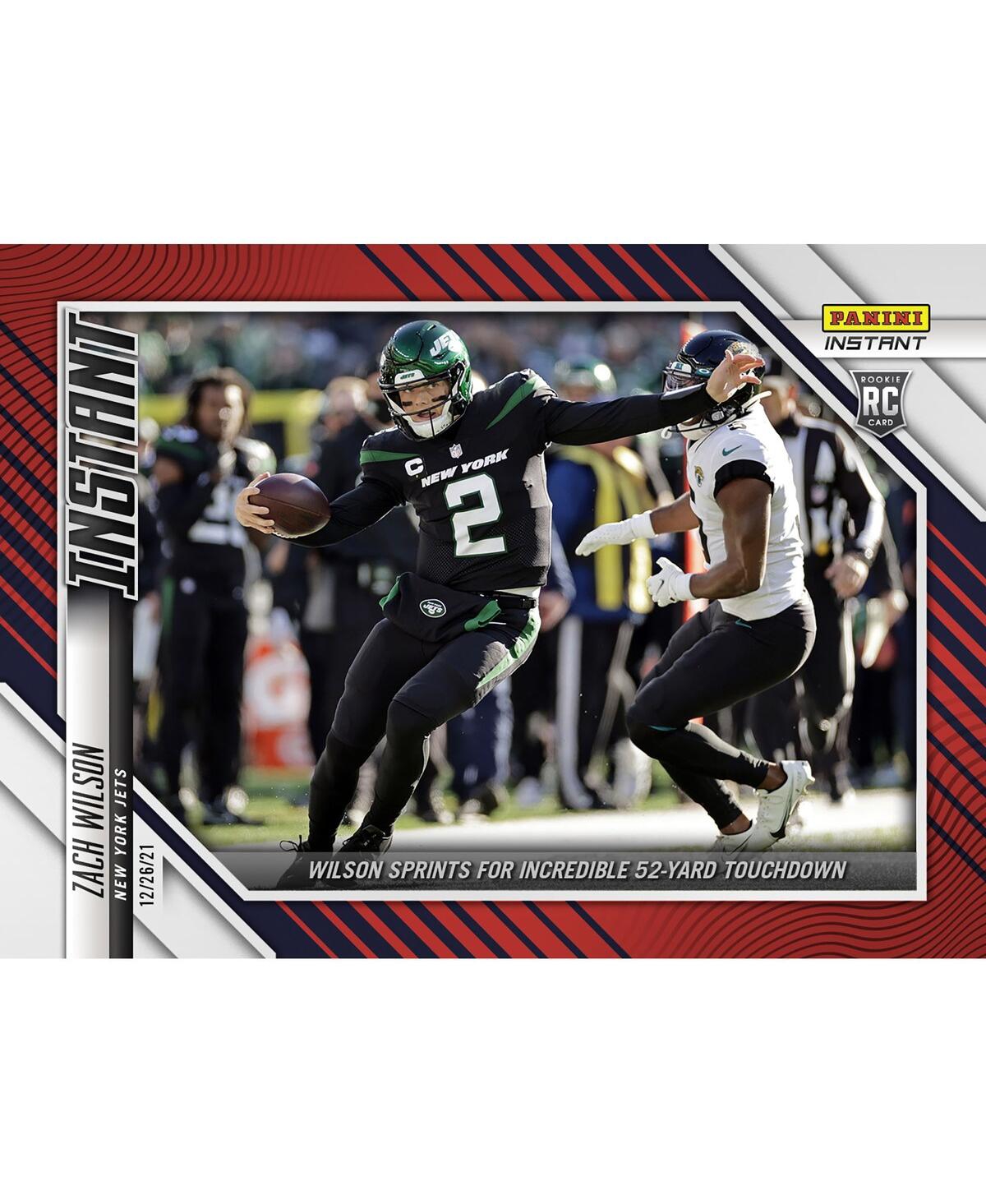 Panini America Zach Wilson New York Jets Parallel  Instant Nfl Week 16 Wilson Sprints For Incredible  In Multi