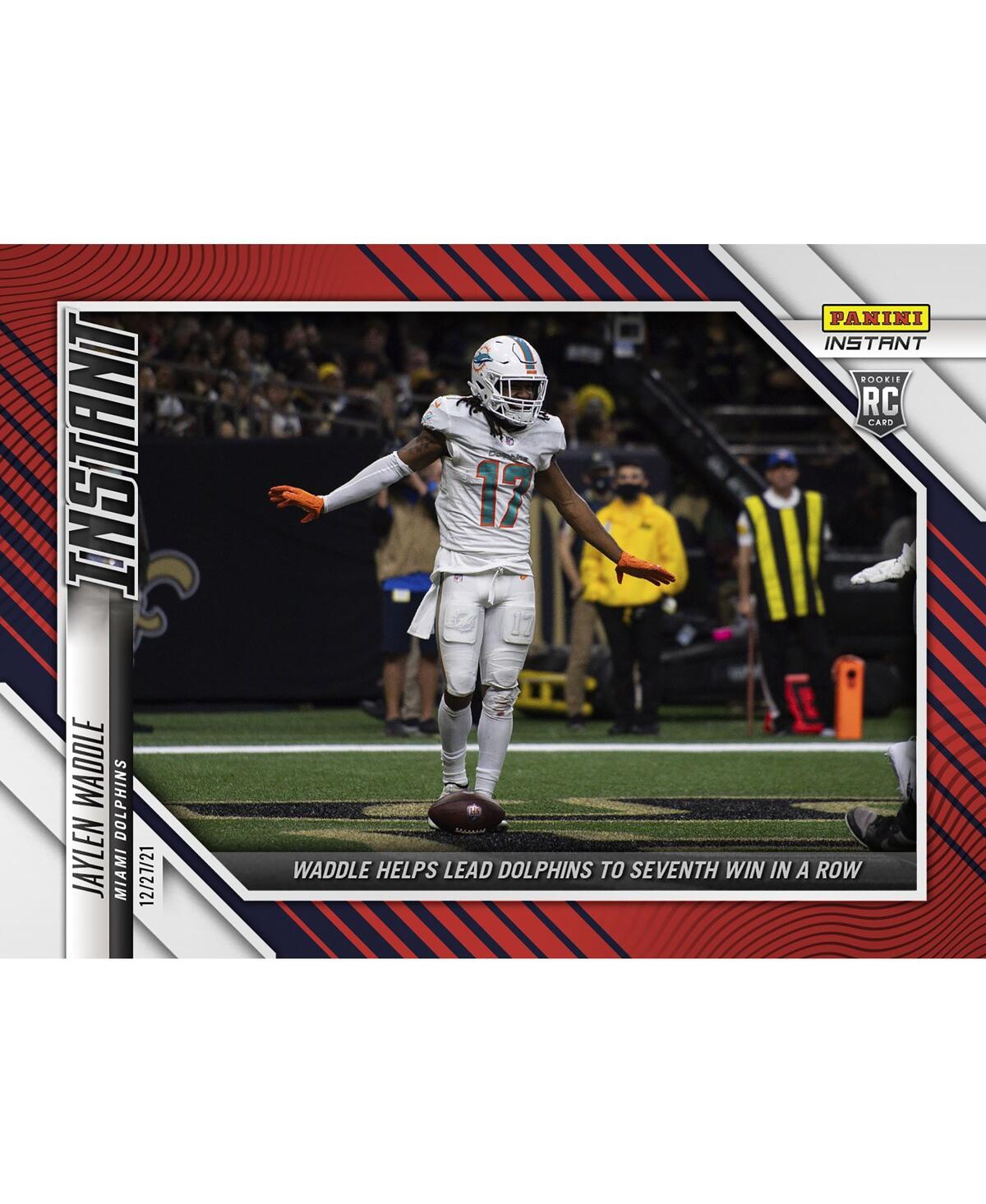 Shop Panini America Jaylen Waddle Miami Dolphins Parallel  Instant Nfl Week 16 Waddle Helps Lead Dolphins  In Multi