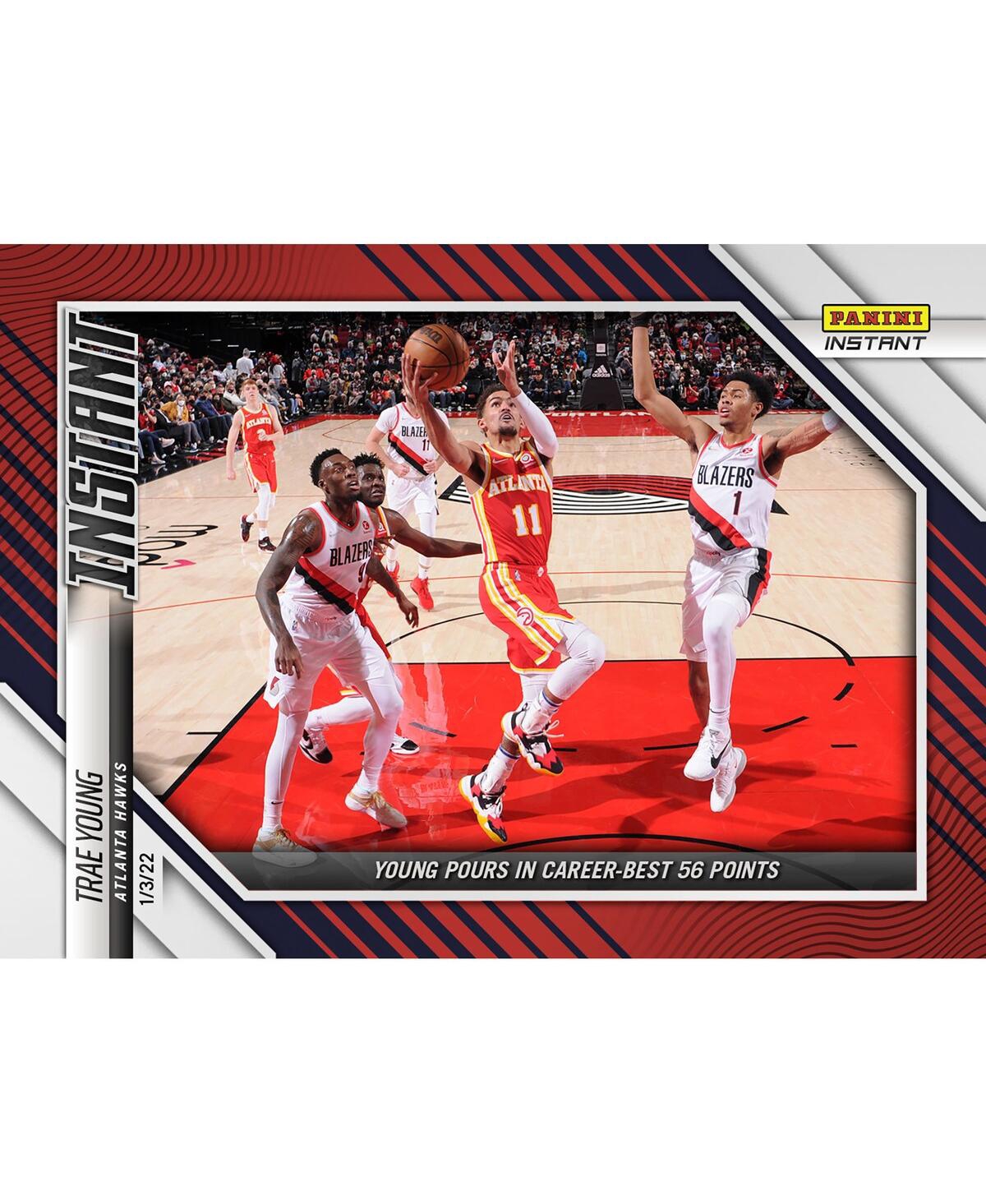 Panini America Trae Young Atlanta Hawks Fanatics Exclusive Parallel  Instant Young Pours In A Career- In Multi