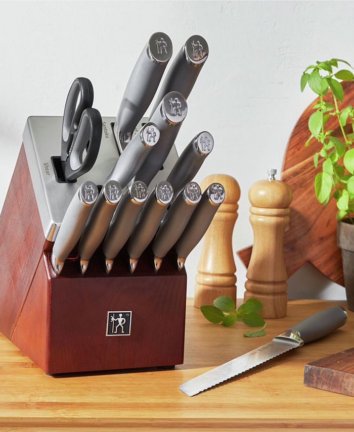 MiracleBladeIII 14pc Knife Set with Perfection Shears, Block & Juicer 