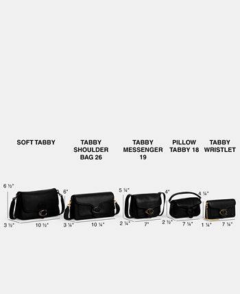 Coach Soft Tabby burgundy leather shoulder bag