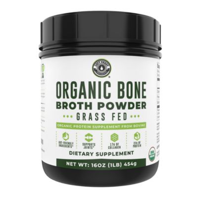 Left Coast Performance Organic Bone Broth Protein, Left Coast Performance, Unflavored, 16oz