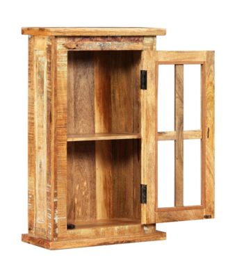 Wall Cabinet Solid Reclaimed Wood 17.3"x8.3"x28.3"