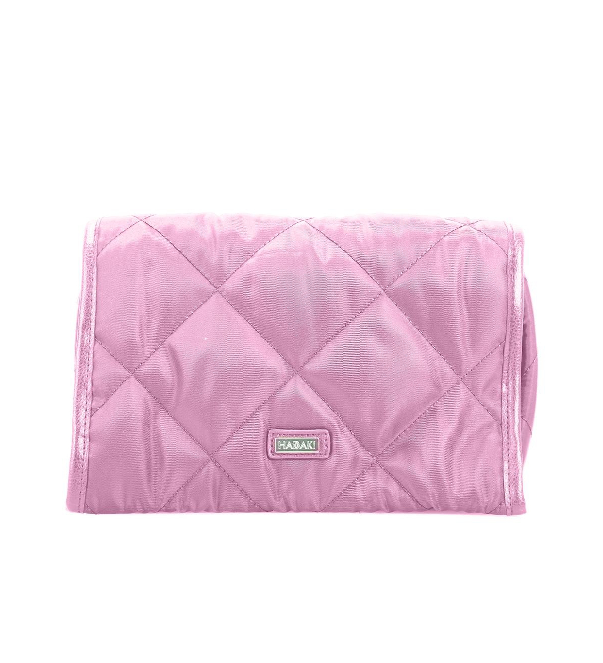 Hadaki Quilted Hanging Toiletry Bag In Peach Bellini