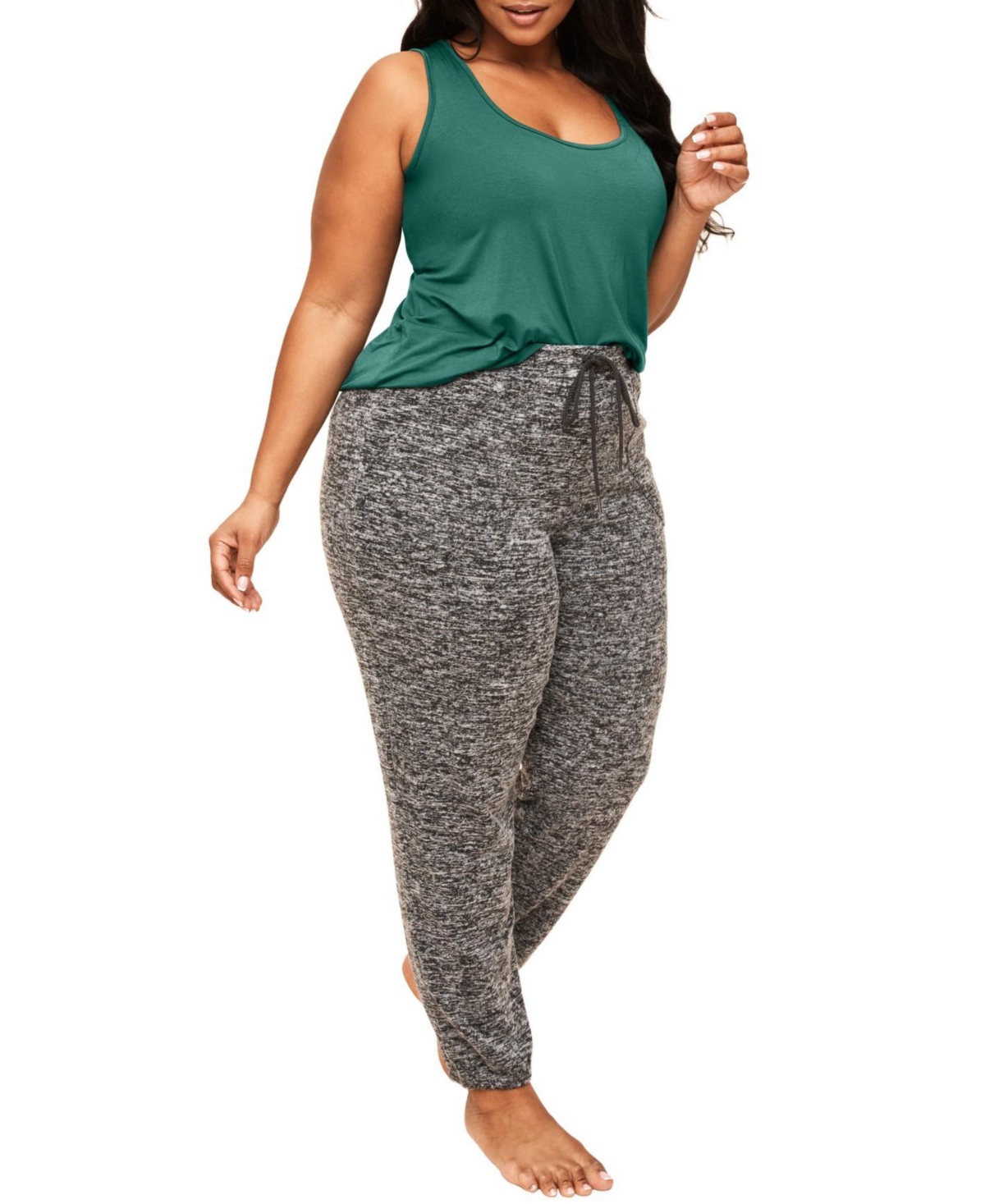 Adore Me Plus Size Lula Tank & Sweatpant Loungewear Set