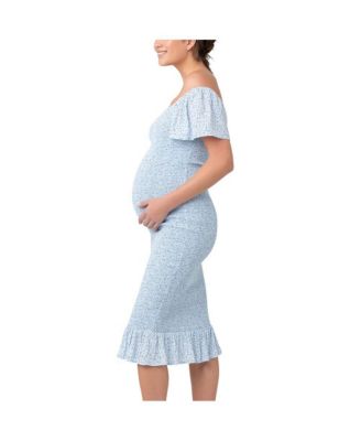 Selma Nursing Shirred Dress