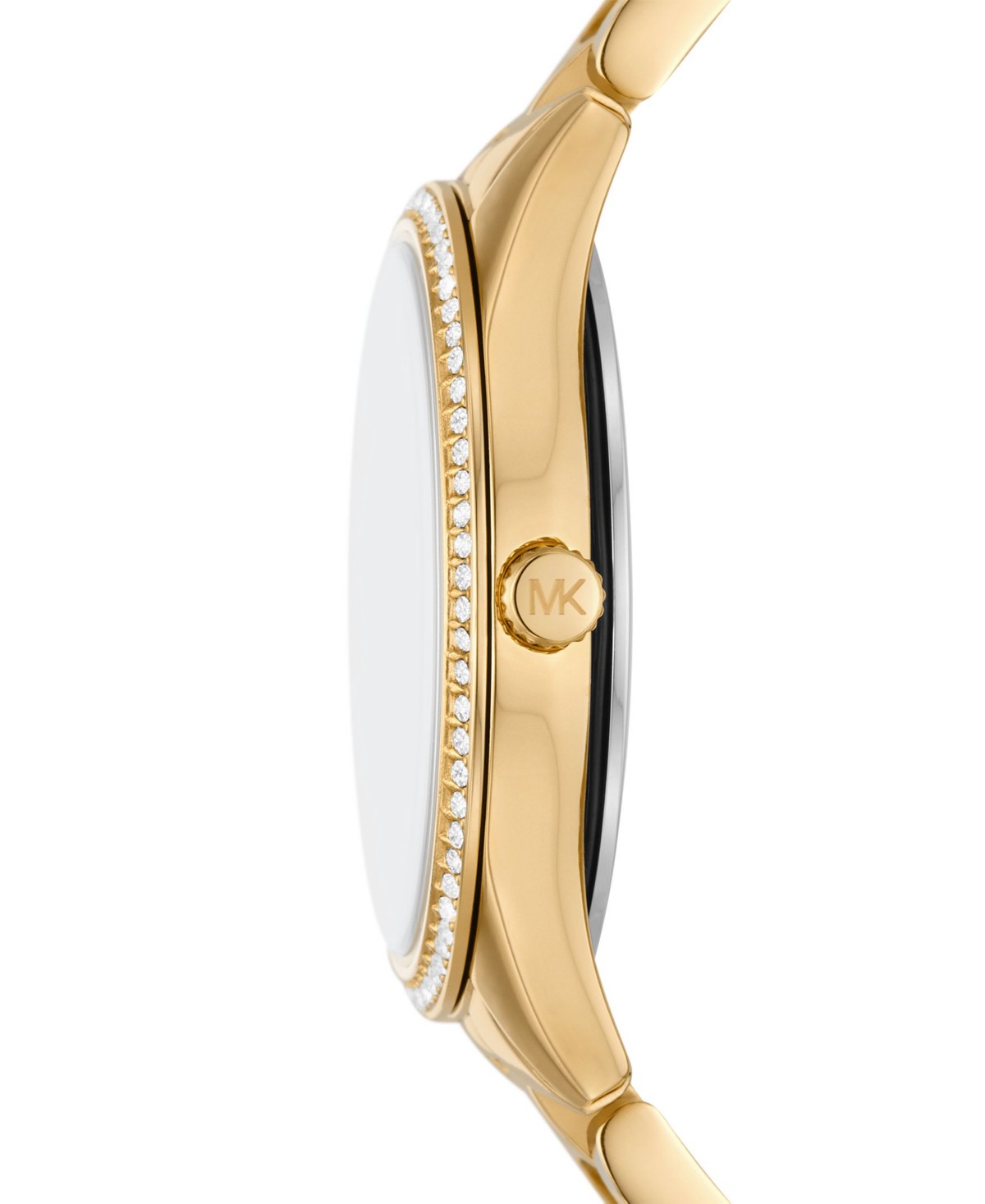 Женские часы Michael Kors Lauryn Three-Hand золотистые из стали 33мм — фото 3