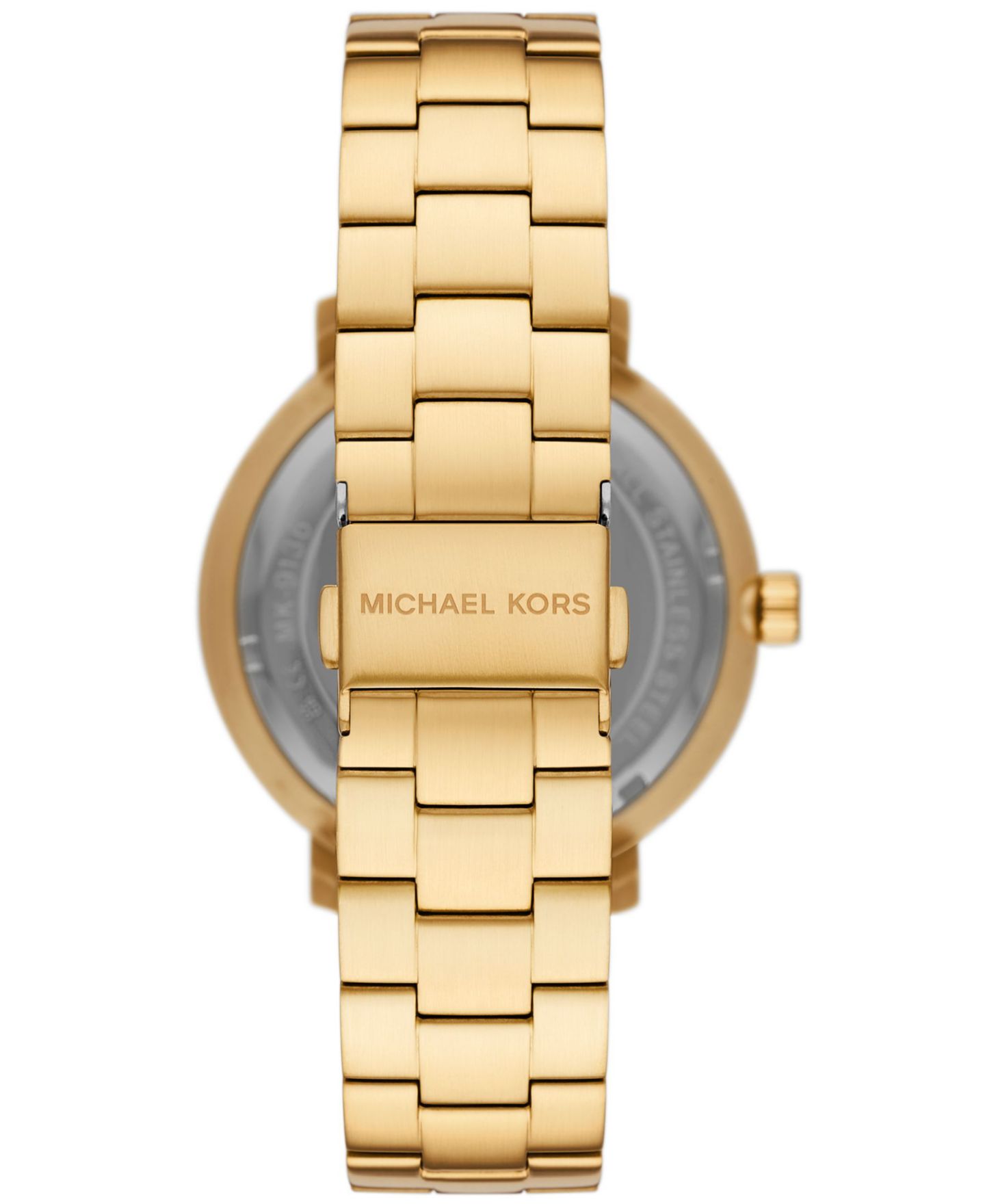 Мужские часы Michael Kors Blake Three-Hand Date Gold-Tone Stainless Steel Watch 42mm — фото 4