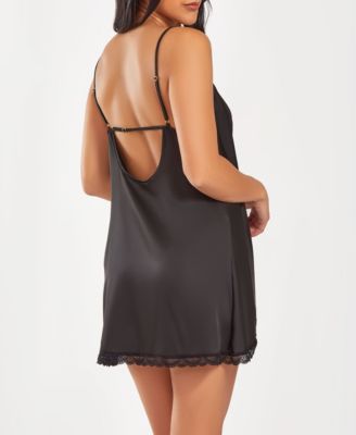 Women's 1 Piece Cowl Neckline Lingerie Chemise