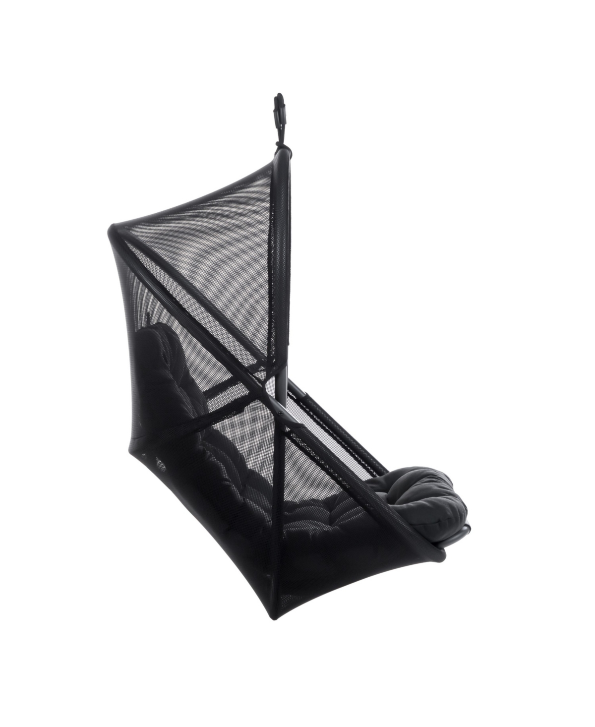 Furniture of America Mesh Foldable Swing Chair with Canopy High Back Cushion No Stand