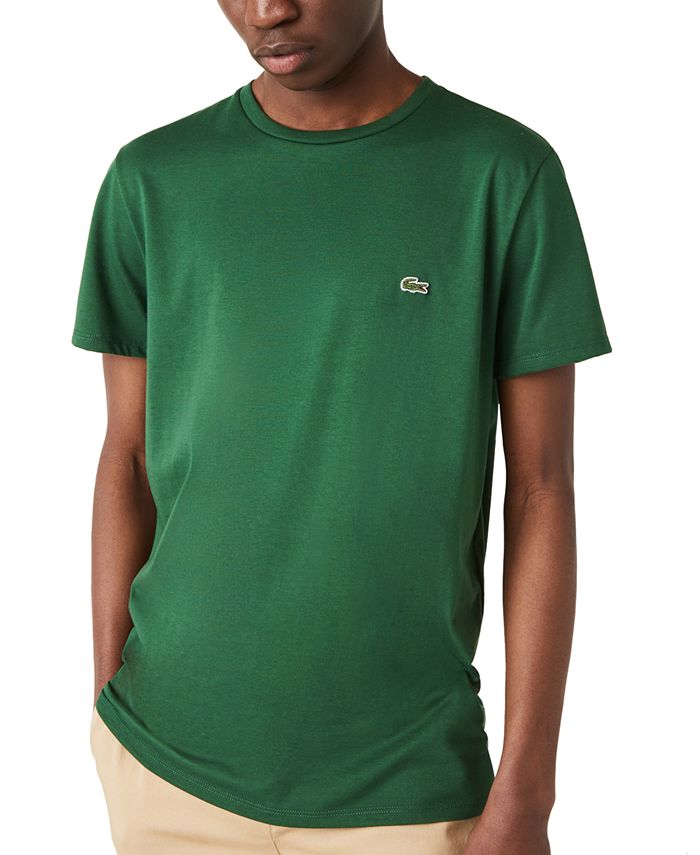 Lacoste Men's Crew Neck Pima Cotton T-Shirt - Macy's