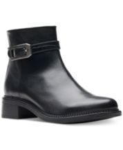 Clarks wide ankle boots sale