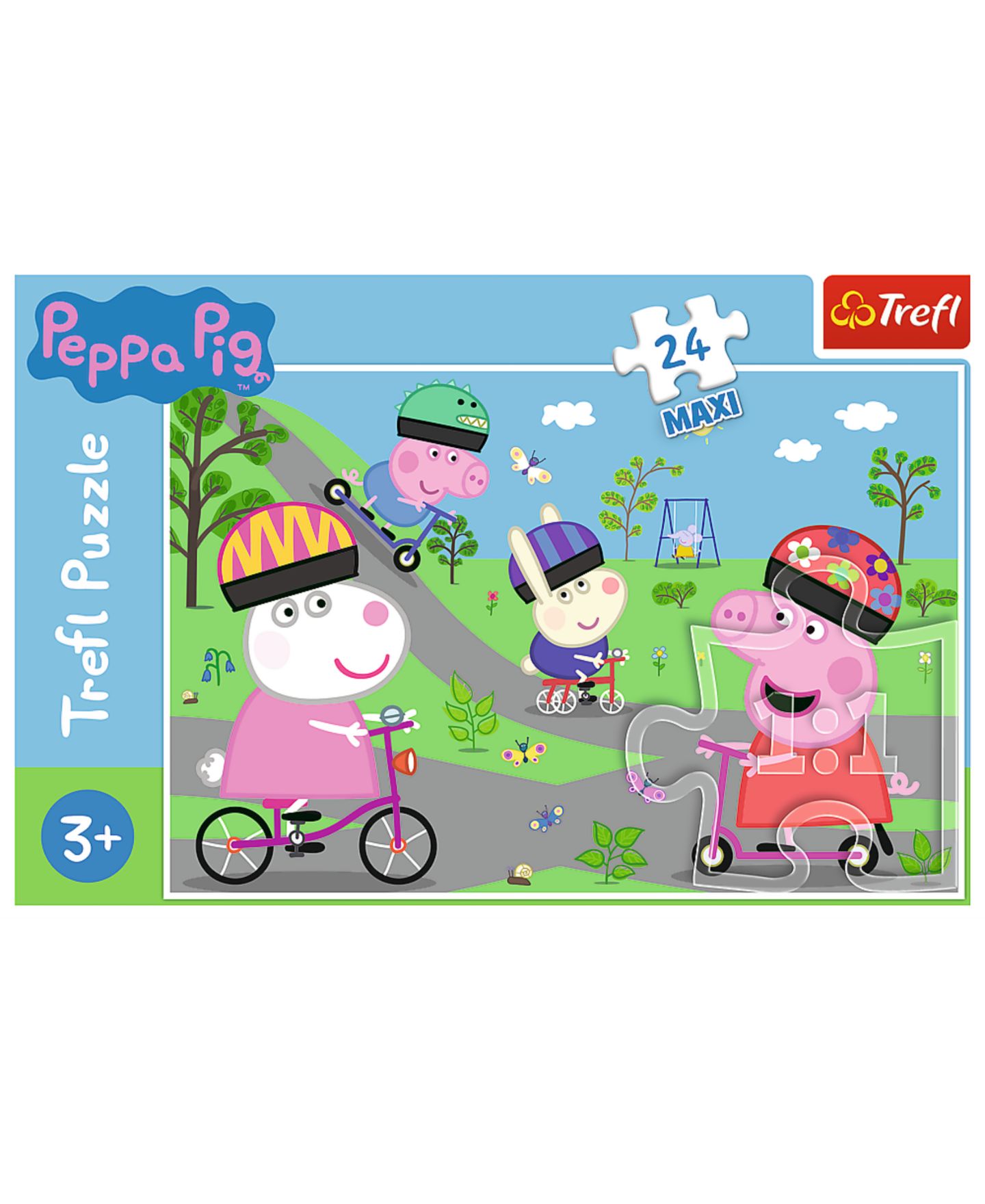 Детский пазл Trefl Peppa Pig Active Day 24-Piece Puzzle, Ages 3+, цвет: Разноцветный — фото 3